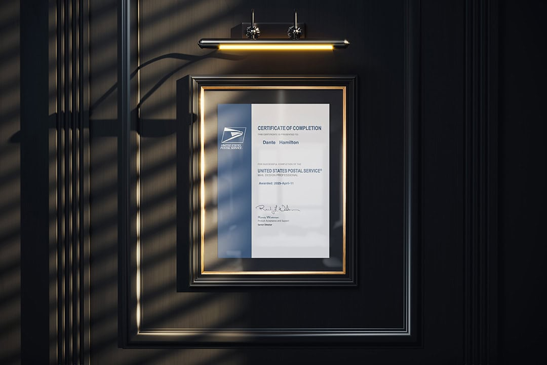 Dante Hamilton USPS Mail Design Professional Certificate